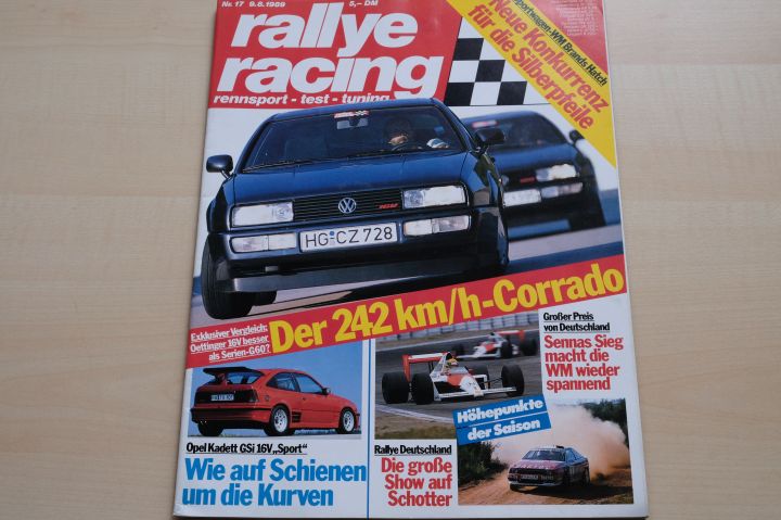 Deckblatt Rallye Racing (17/1989)